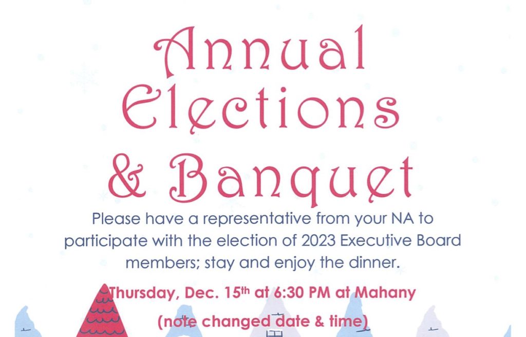 Annual Elections & Banquet